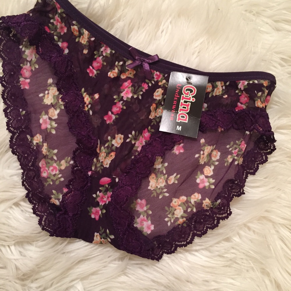 ✨Floral Mesh Panties✨